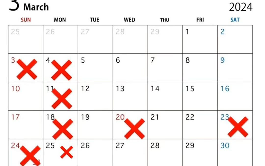 3月23日24日は桜屋台出店の為営業はお休みです